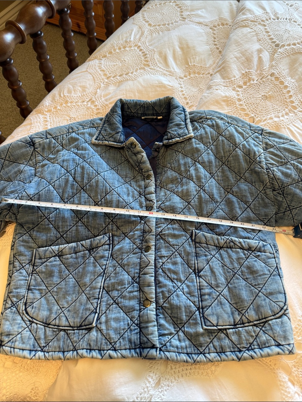 Dylan Quilted Women's Jacket - Blue